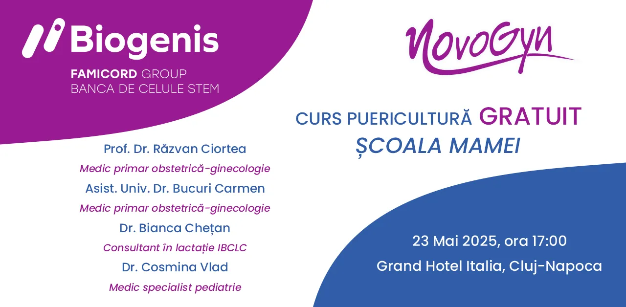Biogenis invită graviduțele la evenimentul 