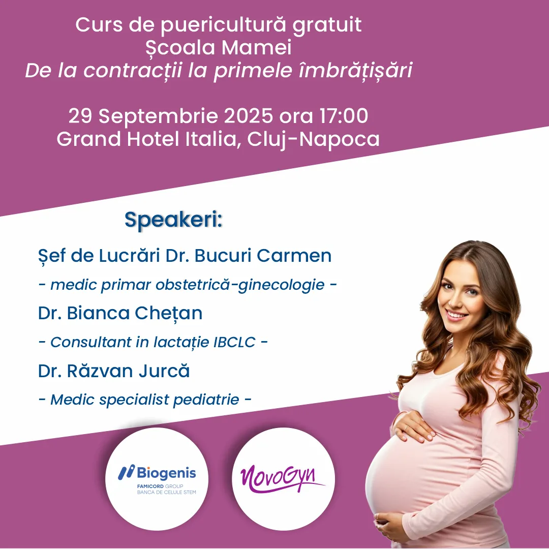 Biogenis invită graviduțele la evenimentul 