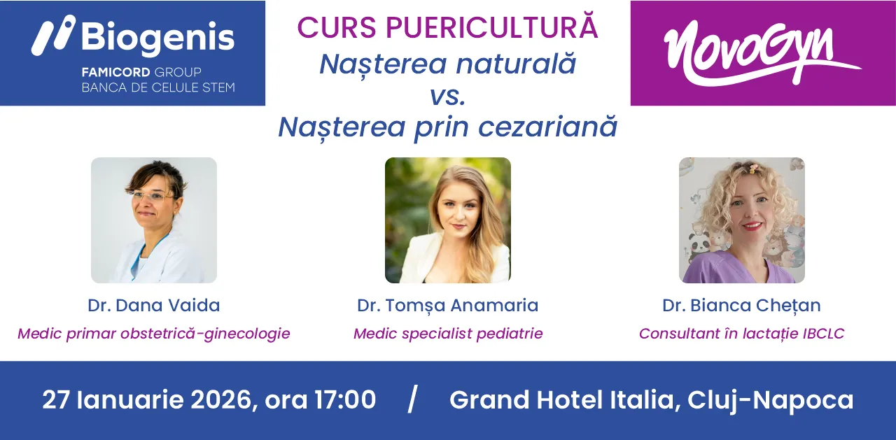 Biogenis invită graviduțele la evenimentul 