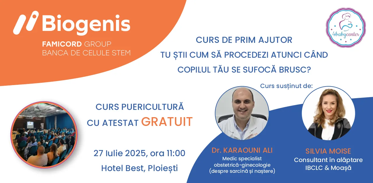 Biogenis invită graviduțele la evenimentul 