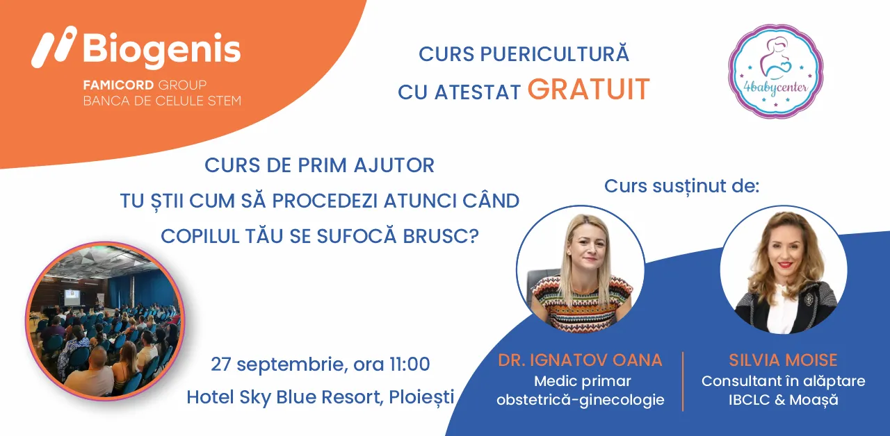 Biogenis invită graviduțele la evenimentul 