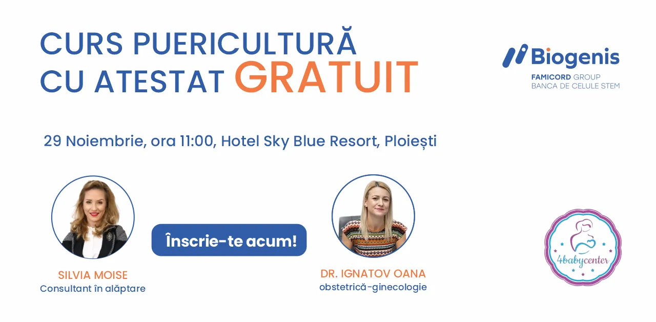 Biogenis invită graviduțele la evenimentul 