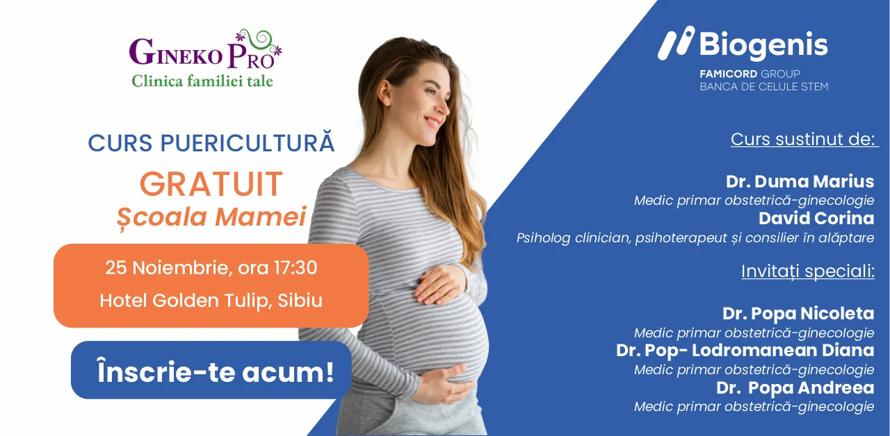 Biogenis invită graviduțele la evenimentul 