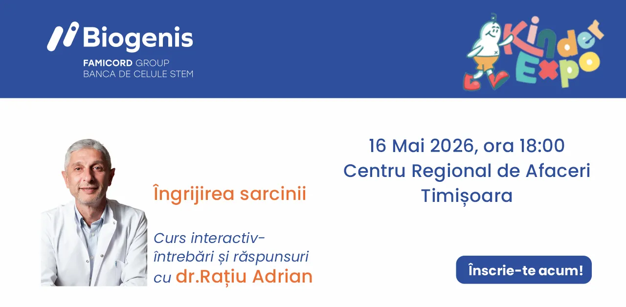 Biogenis invită graviduțele la cursul de puericultură 