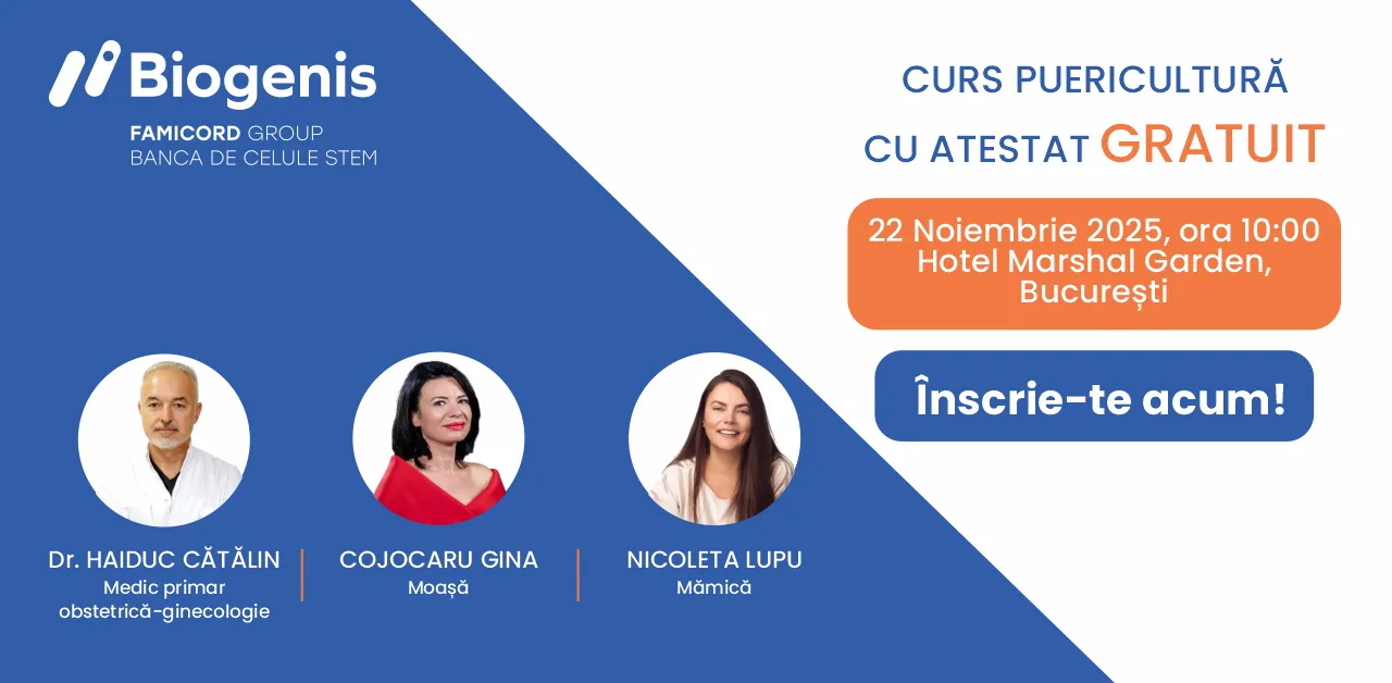 Biogenis invită graviduțele la evenimentul 