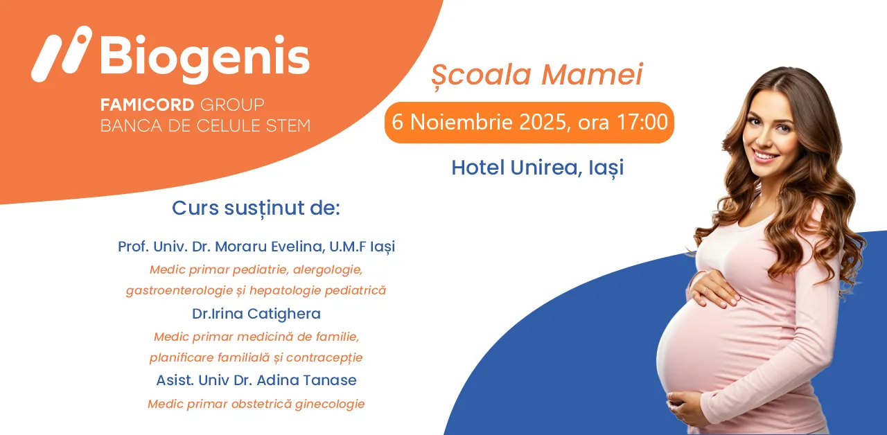 Biogenis invită graviduțele la evenimentul 