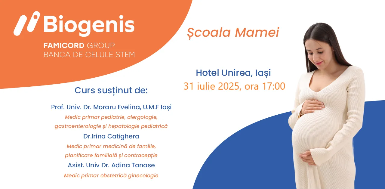 Biogenis invită graviduțele la evenimentul 