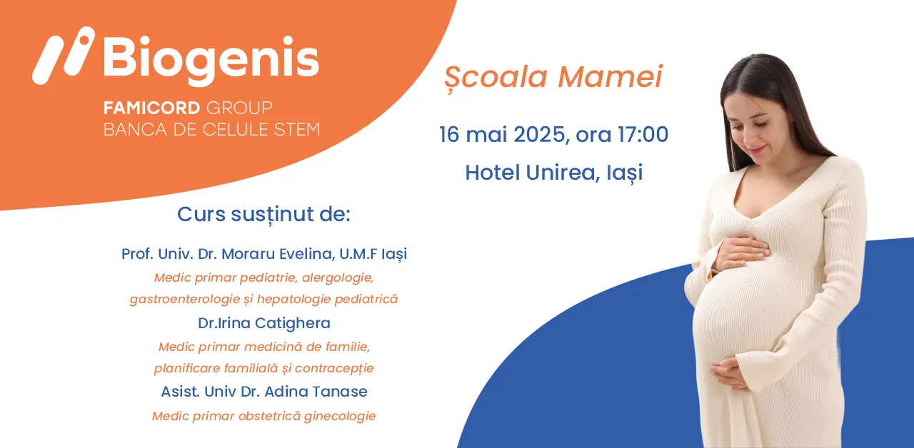 Biogenis invită graviduțele la evenimentul 