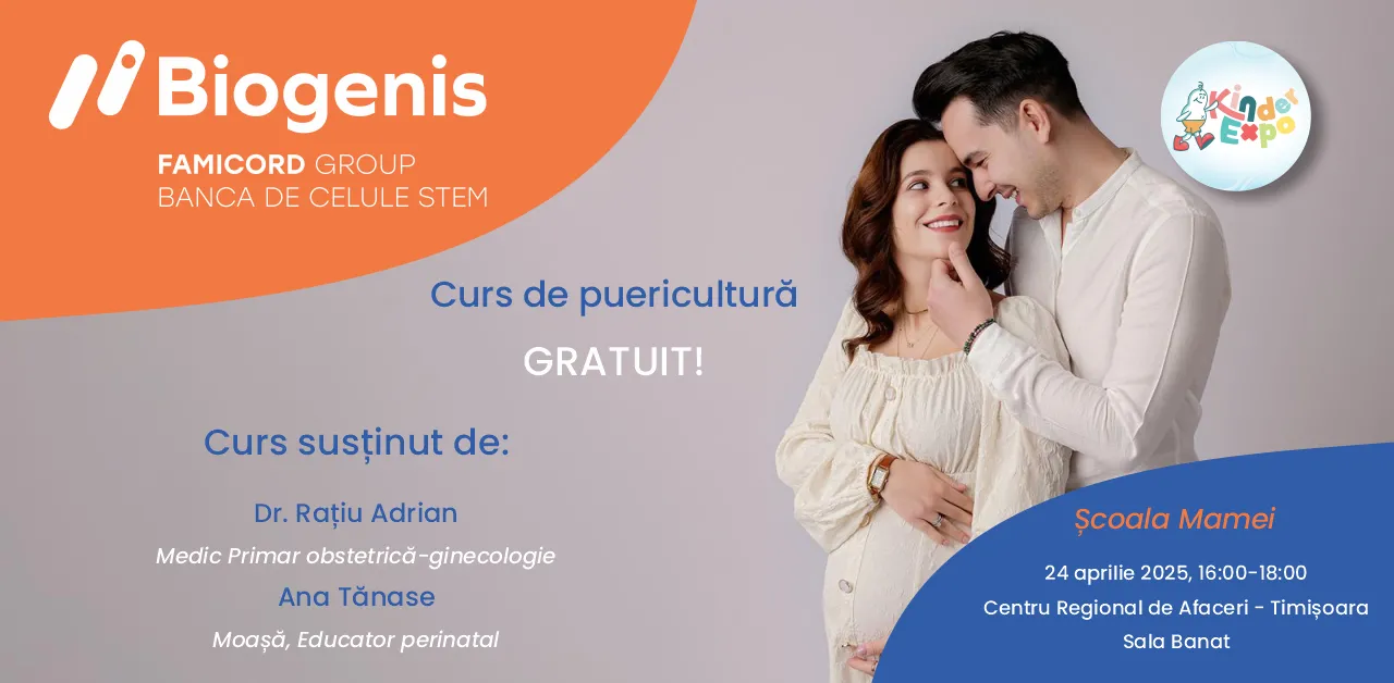 Biogenis invită graviduțele la cursul de puericultură 