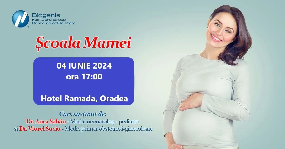 Biogenis invită graviduțele la evenimentul 