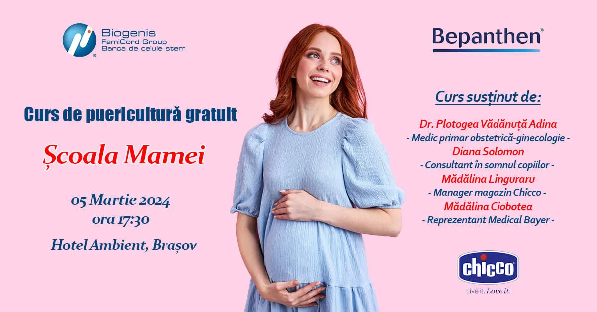 Biogenis invită graviduțele evenimentul 