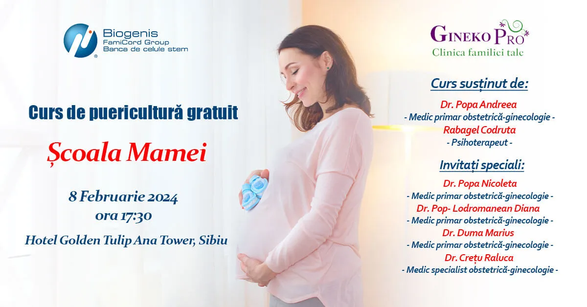 Biogenis invită graviduțele la evenimentul 
