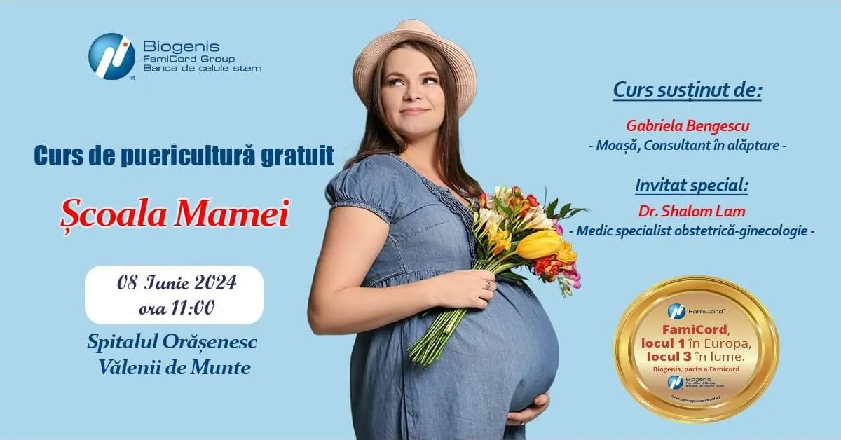 Biogenis invită graviduțele la evenimentul 