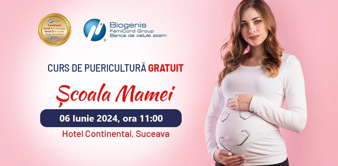 Biogenis invită graviduțele la evenimentul 