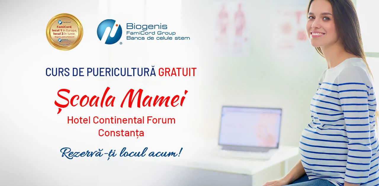 Biogenis invită graviduțele la următorul eveniment 