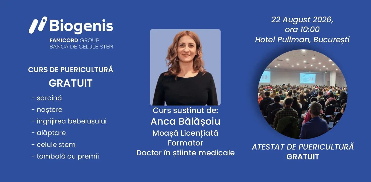 Biogenis invită graviduțele la evenimentul 
