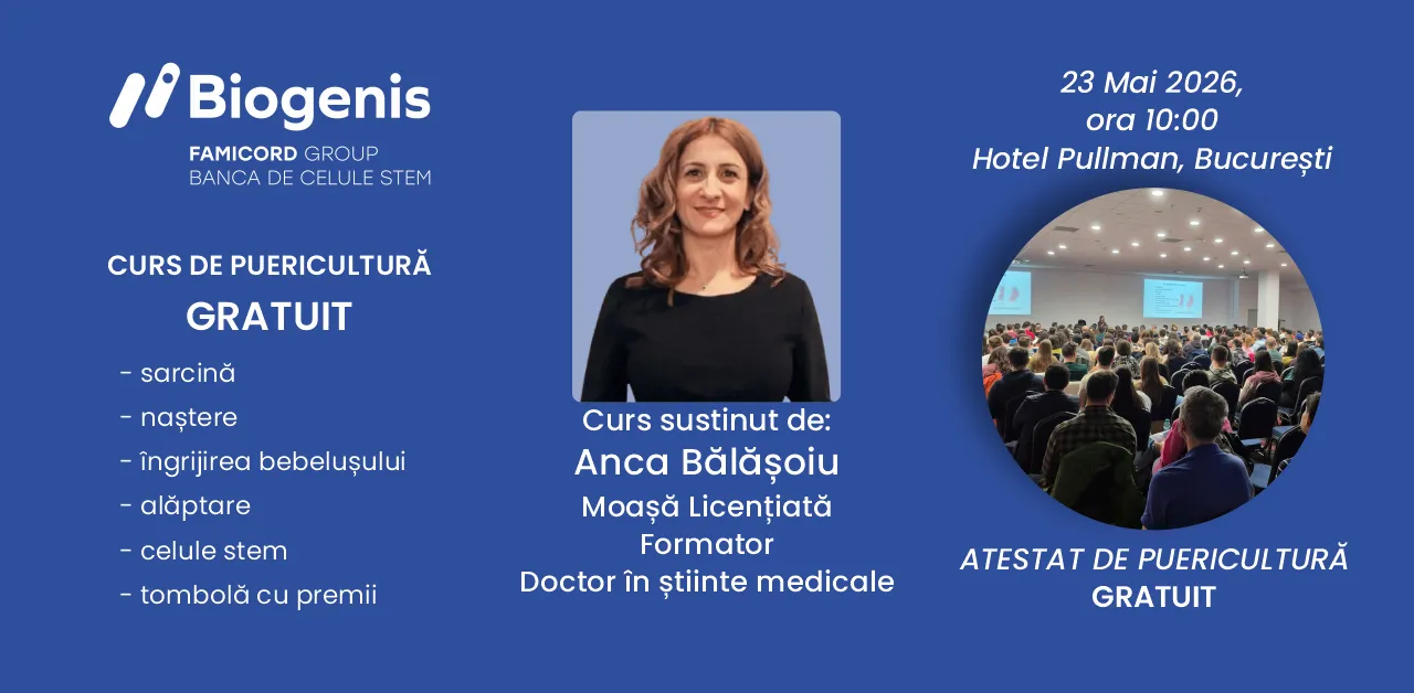 Biogenis invită graviduțele la evenimentul 