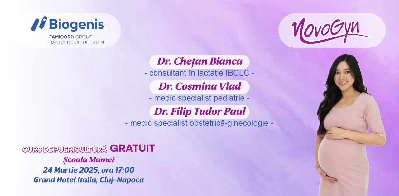 Biogenis invită graviduțele la evenimentul 