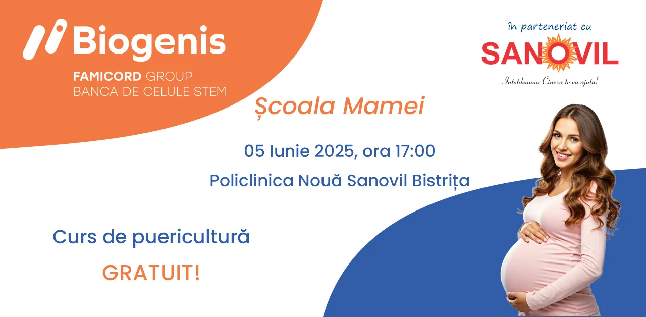 Biogenis invită graviduțele la evenimentul 