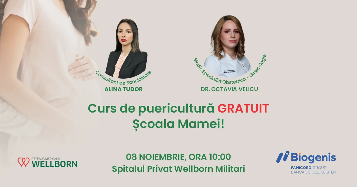 Biogenis invită graviduțele la Cursul de puericultură 