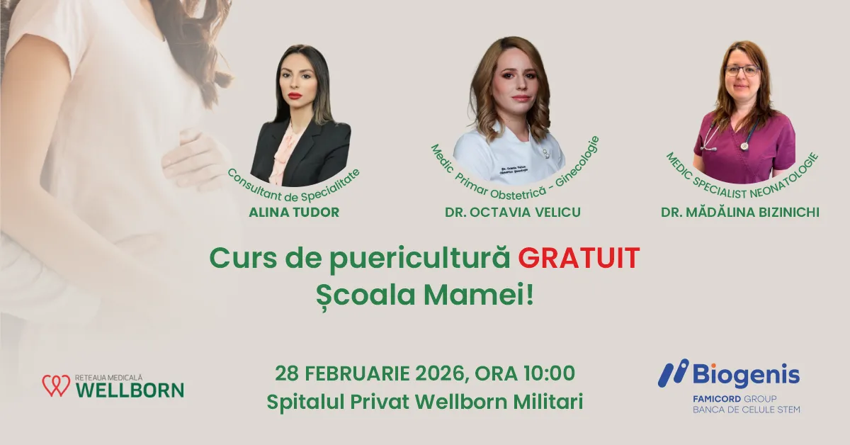 Biogenis invită graviduțele la Cursul de puericultură 