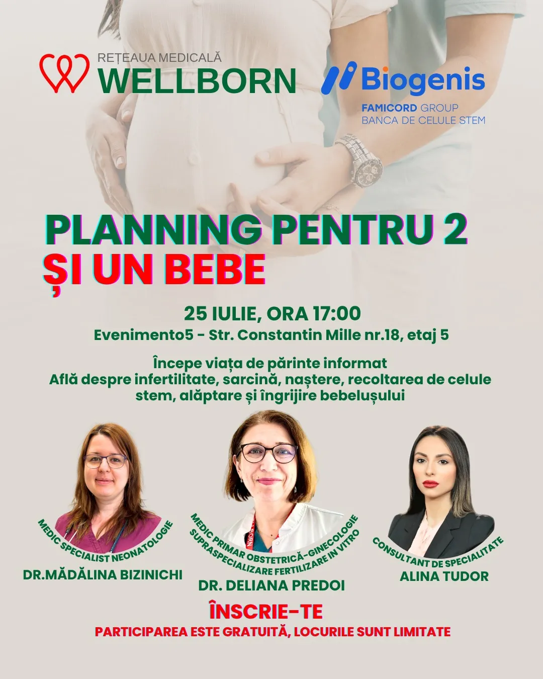 Biogenis invită graviduțele la Cursul de puericultură