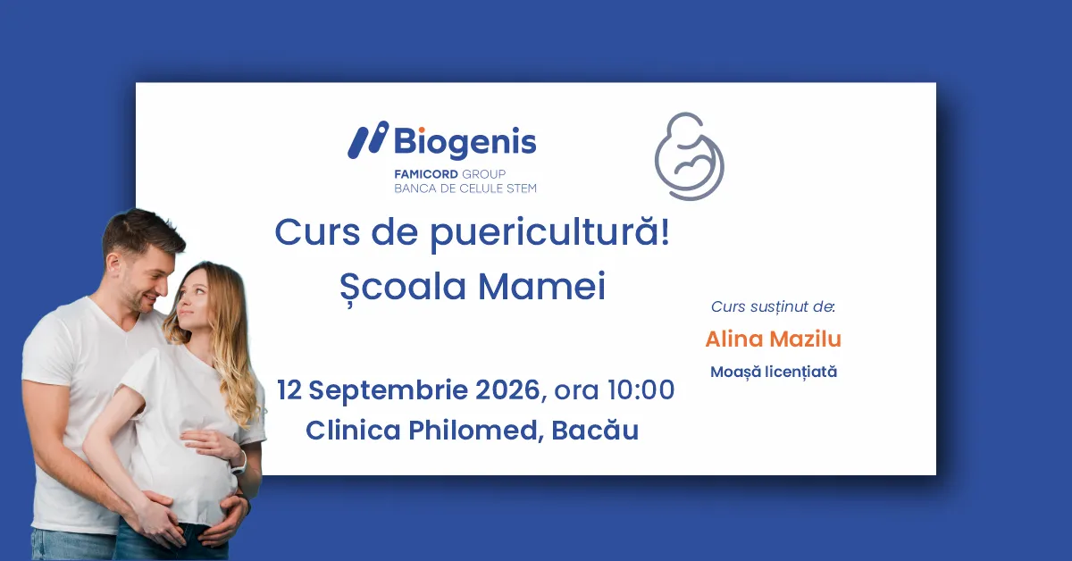Biogenis invită graviduțele la Cursul de puericultură 