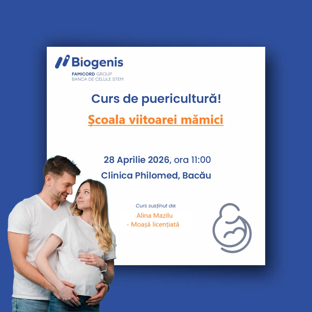 Biogenis invită graviduțele la Cursul de puericultură 